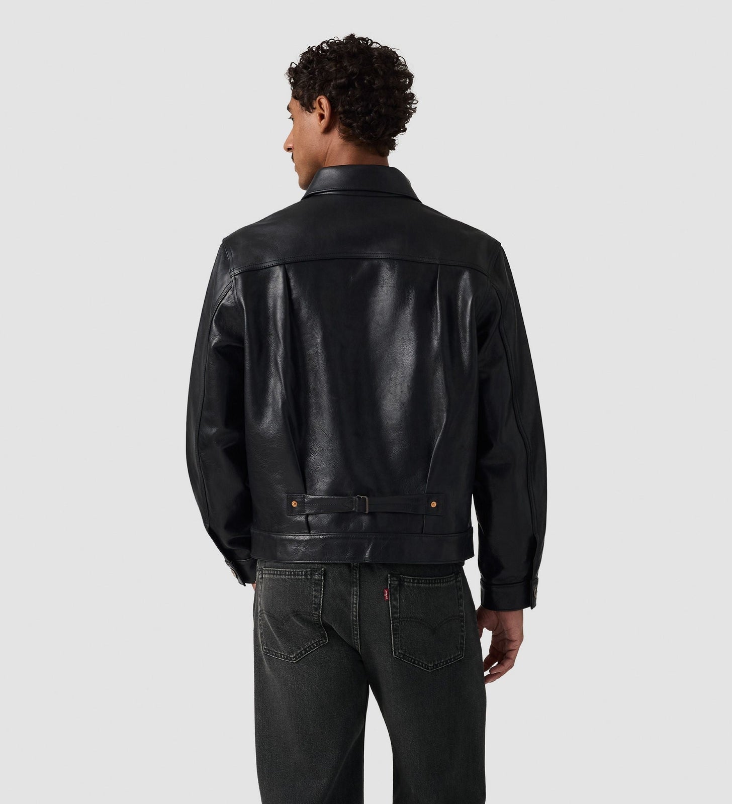 Main 1 - Levi's® Men's Type I Leather Jacket - 005PT0001