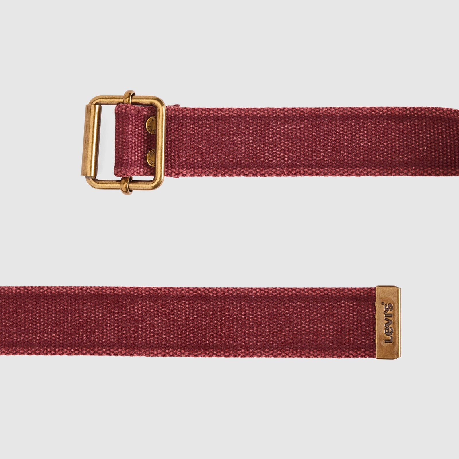 Main 3 - Levi's® Men's Washed Down Cotton Web Belt - 005DF0003