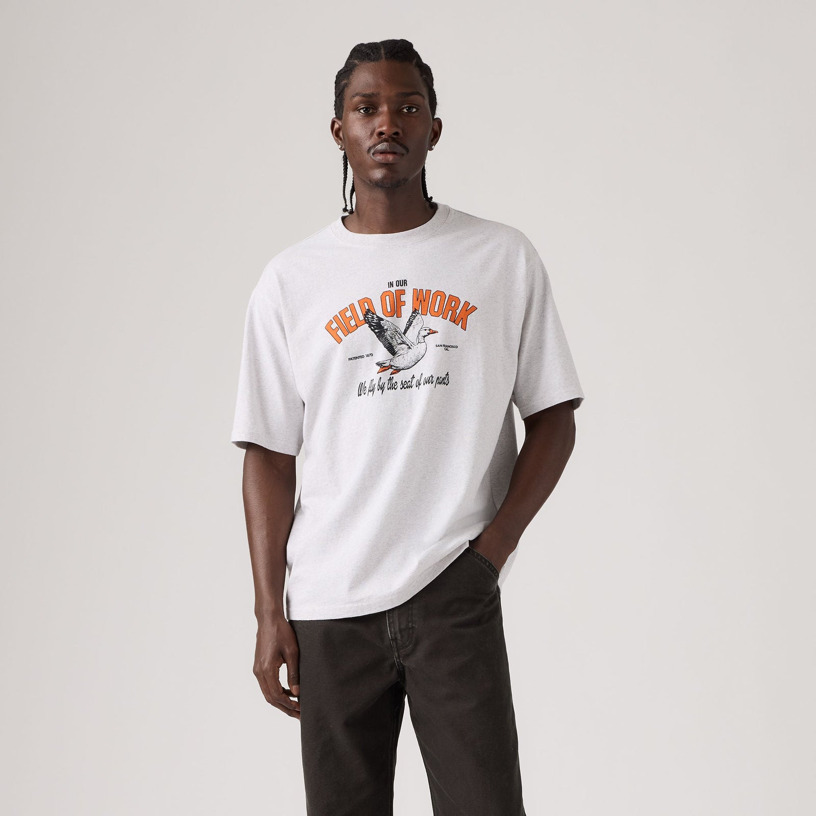 Main 3 - Levi's® Men's Workwear Graphic T-Shirt - 003XL0007