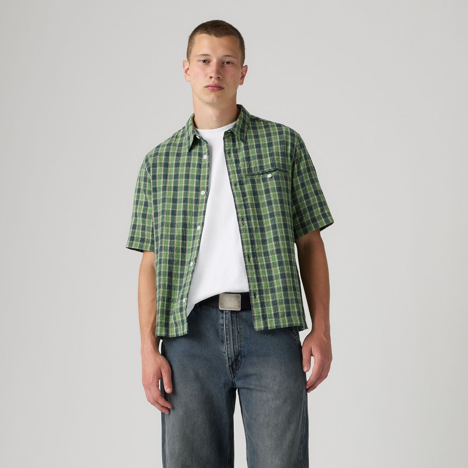Main 4 - Levi's® Men's Zandt Boxy Shirt - 003NV0007