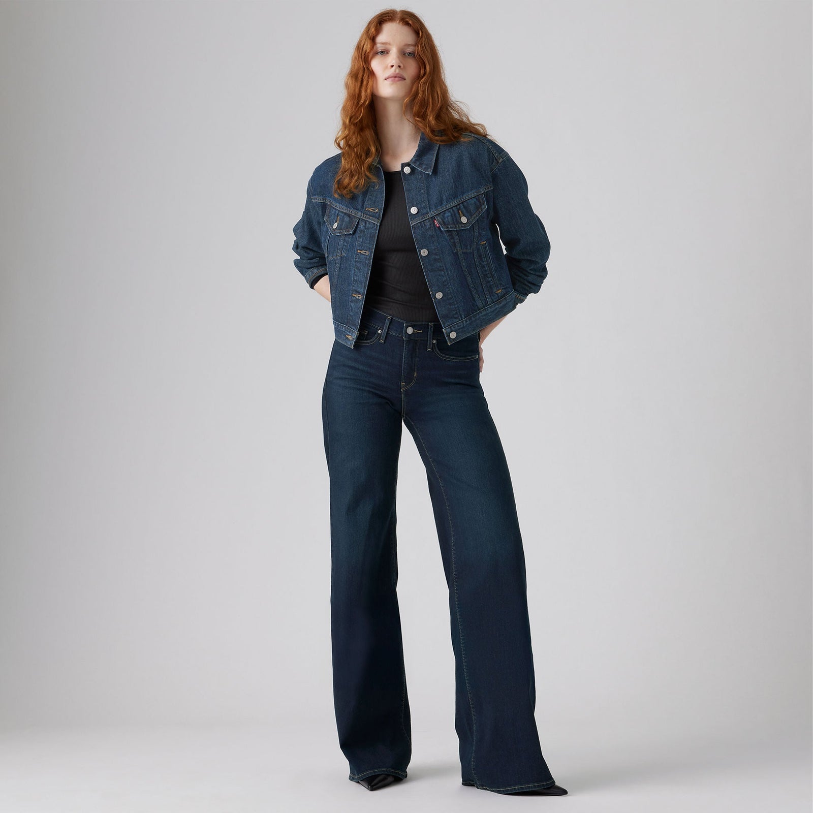 Main 5 - Levi's® Women's 318 Shaping Wide Leg Jeans SCL - 