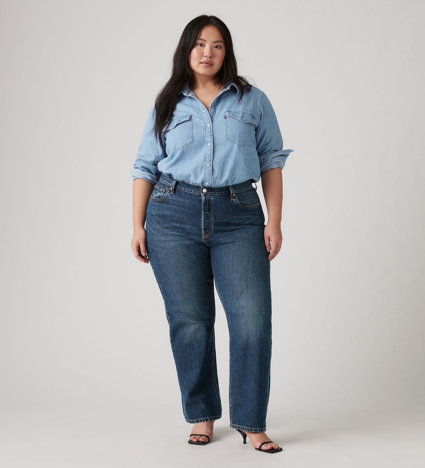 Main 3 - Levi's® Women's 501® Original Jeans (Plus Size) - A35480044