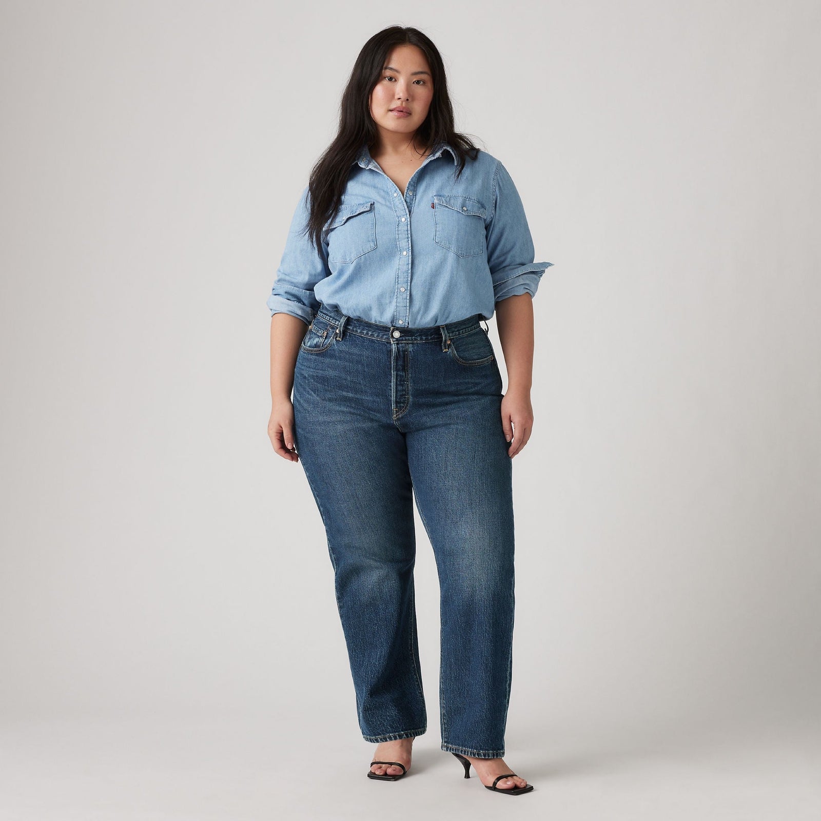 Main 3 - Levi's® Women's 501® Original Jeans (Plus Size) - A35480044
