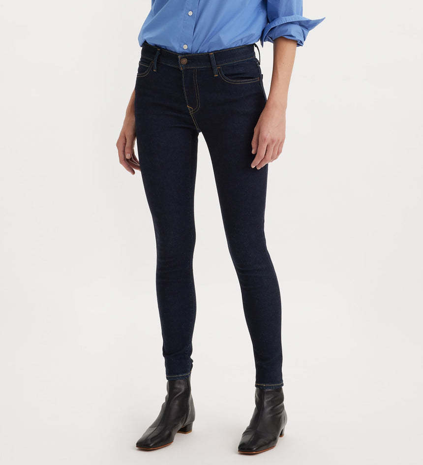 Women's 710 Levis 710 Innovation Super Skinny Jeans Dark Blue
