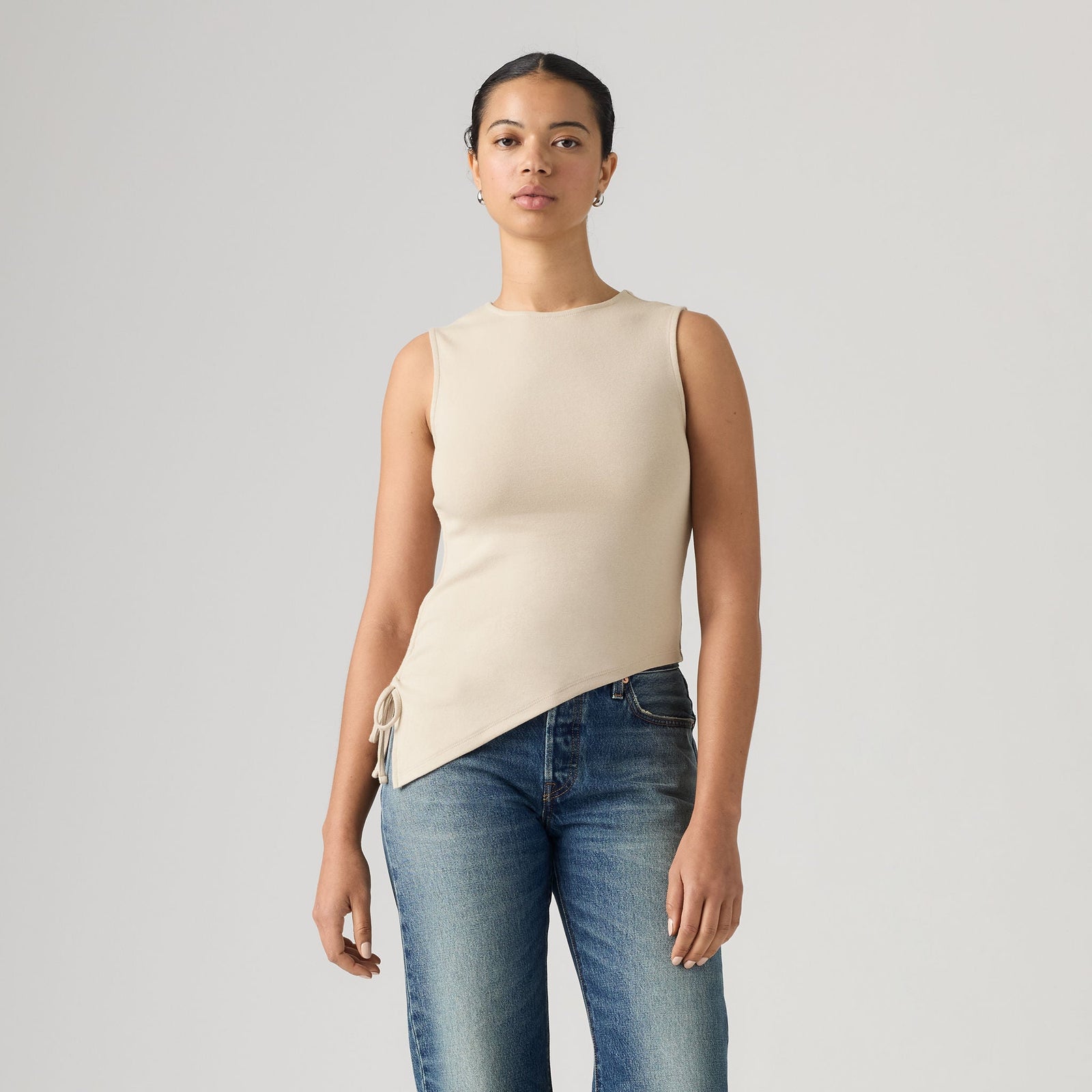 Main 3 - Levi's® Women's Alila Asymmetrical Sleeveless Top - 0086N0004