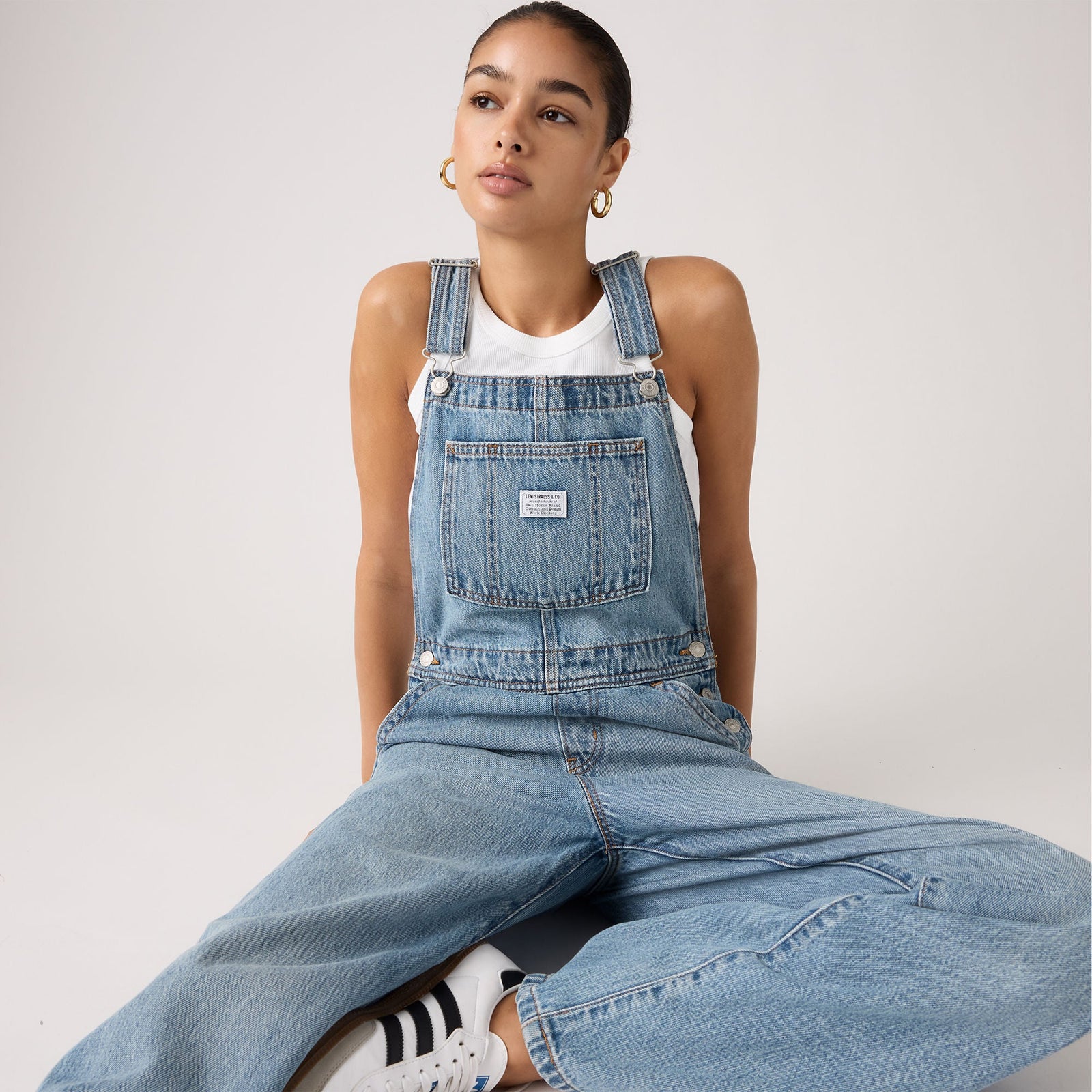 Main 5 - Levi's® Women's Baggy Overalls - 000UG0004