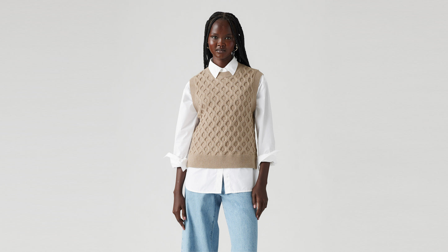 Levi's® Women's Bluebell Cable Sweater Vest