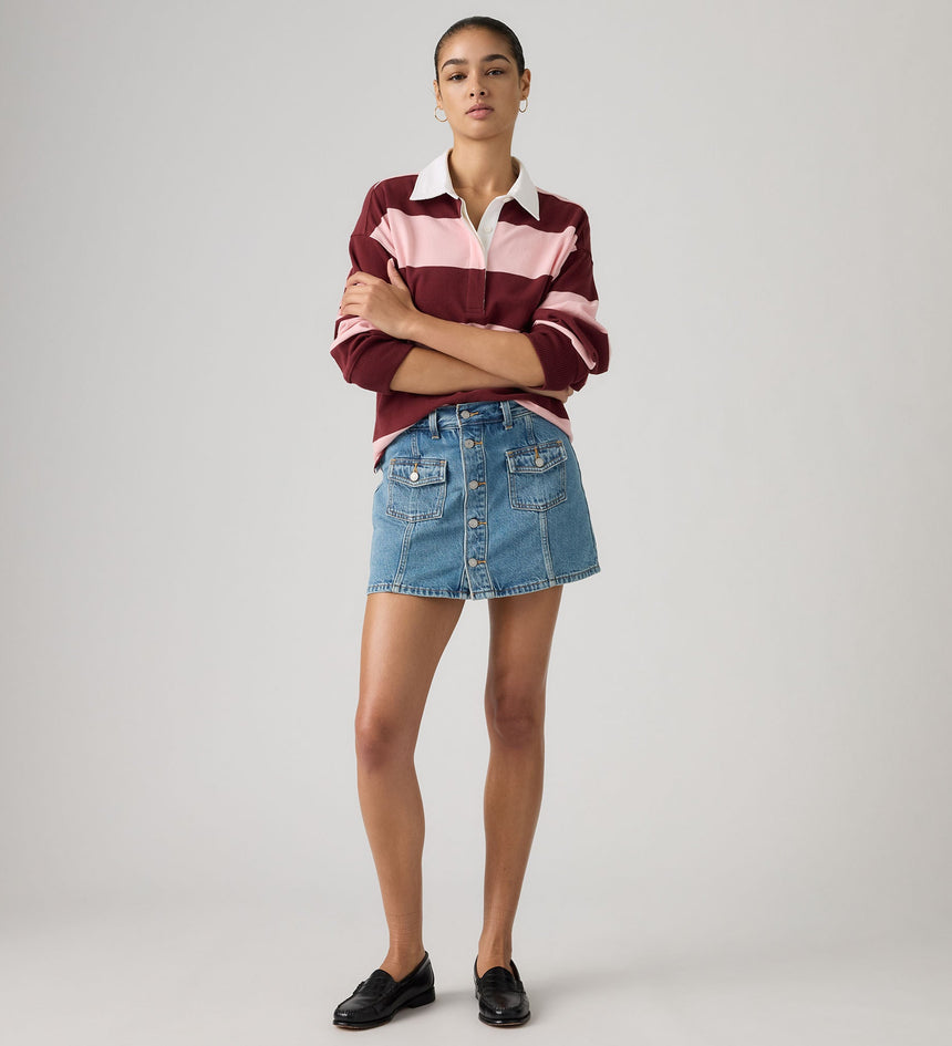 Main 4 - Levi's® Women's Button Front Skort - 005NA0000