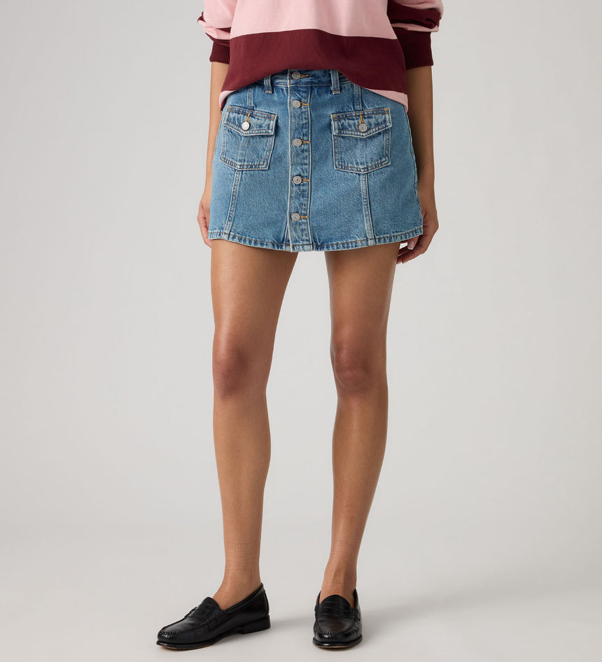 Main 5 - Levi's® Women's Button Front Skort - 005NA0000