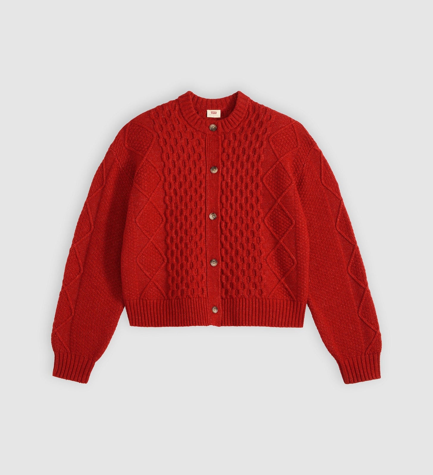 Main 4 - Levi's® Women's Charlotte Crewneck Cardigan - 007VG0010