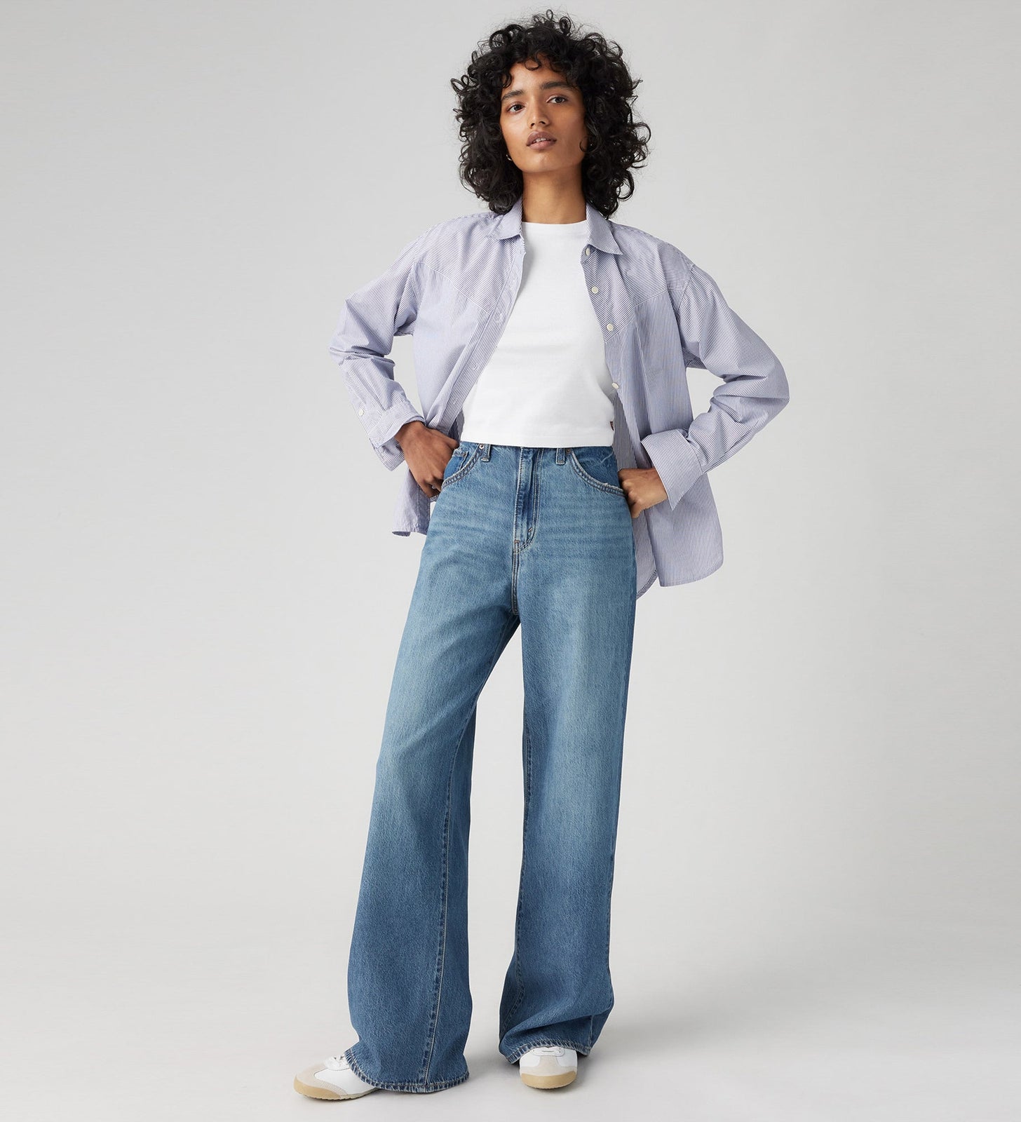 Main 4 - Levi's® Women's Cinch Baggy Jeans - 001UP0002