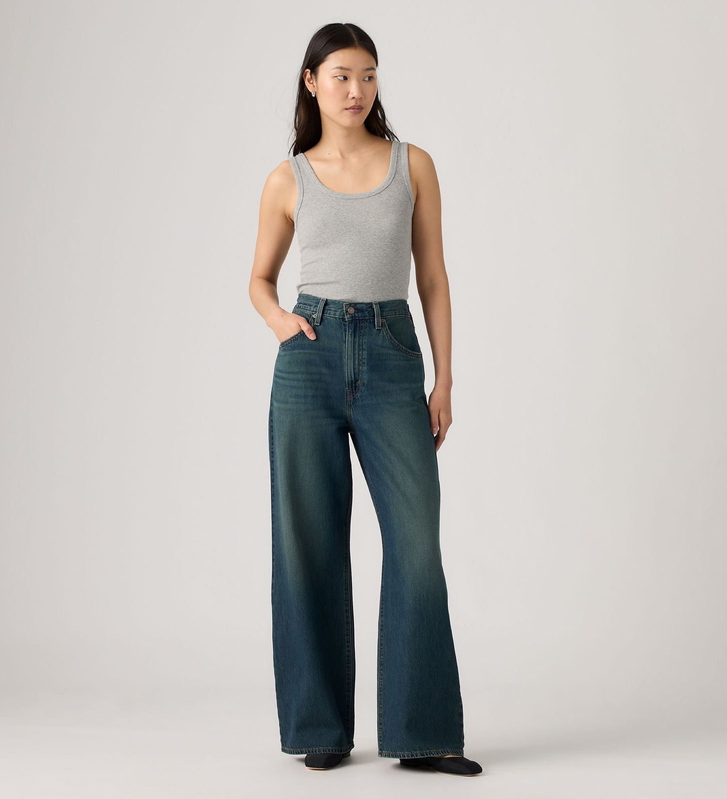 Main 3 - Levi's® Women's Cinch Baggy Jeans - 001UP0044