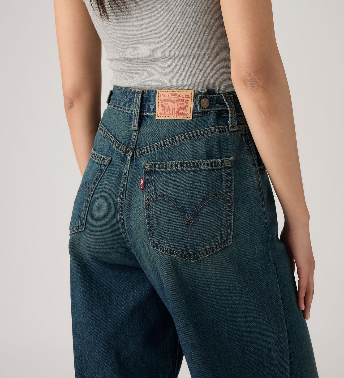 Main 7 - Levi's® Women's Cinch Baggy Jeans - 001UP0044