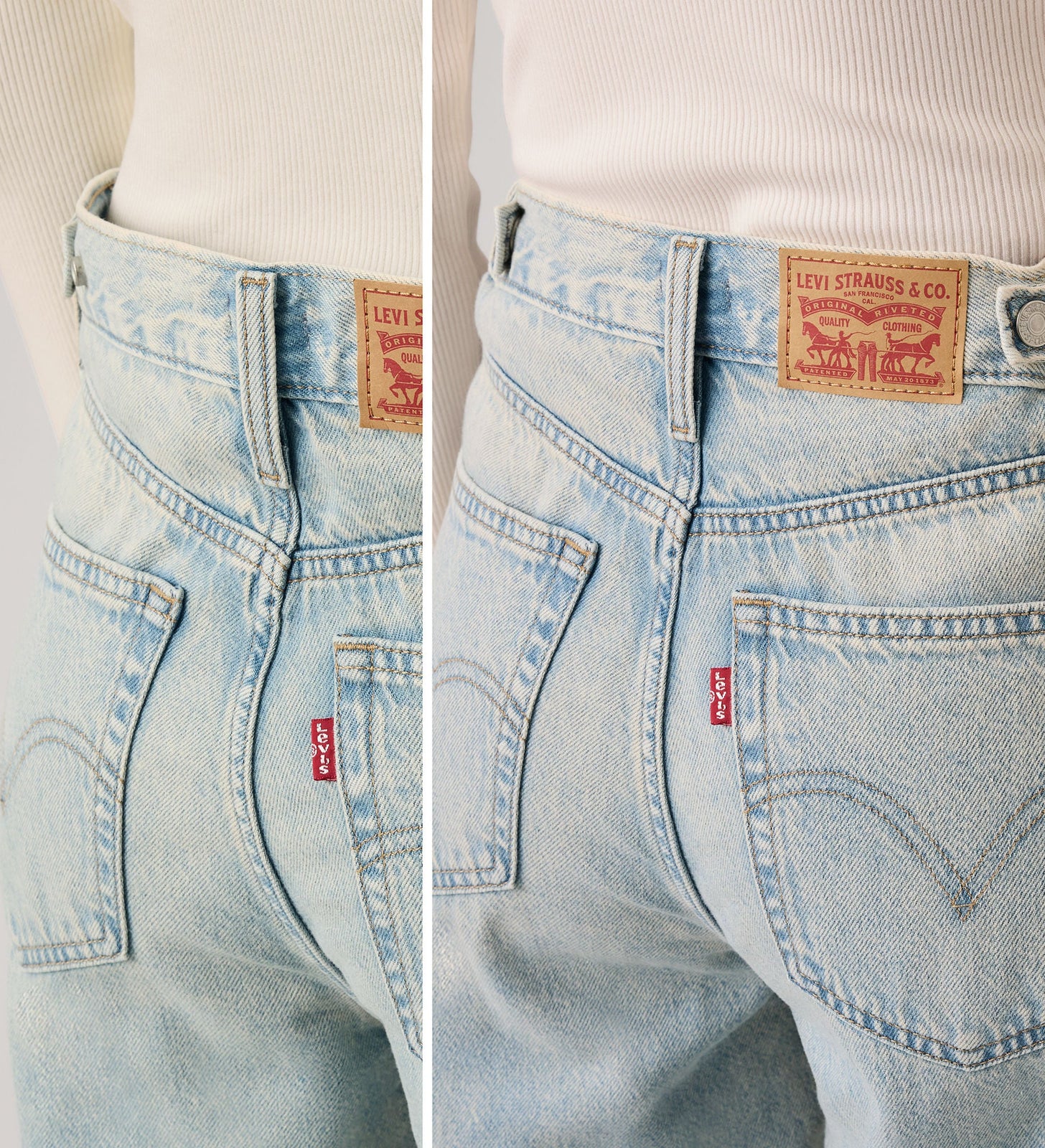 Main 6 - Levi's® Women's Cinch Baggy Jeans - 001UP0017