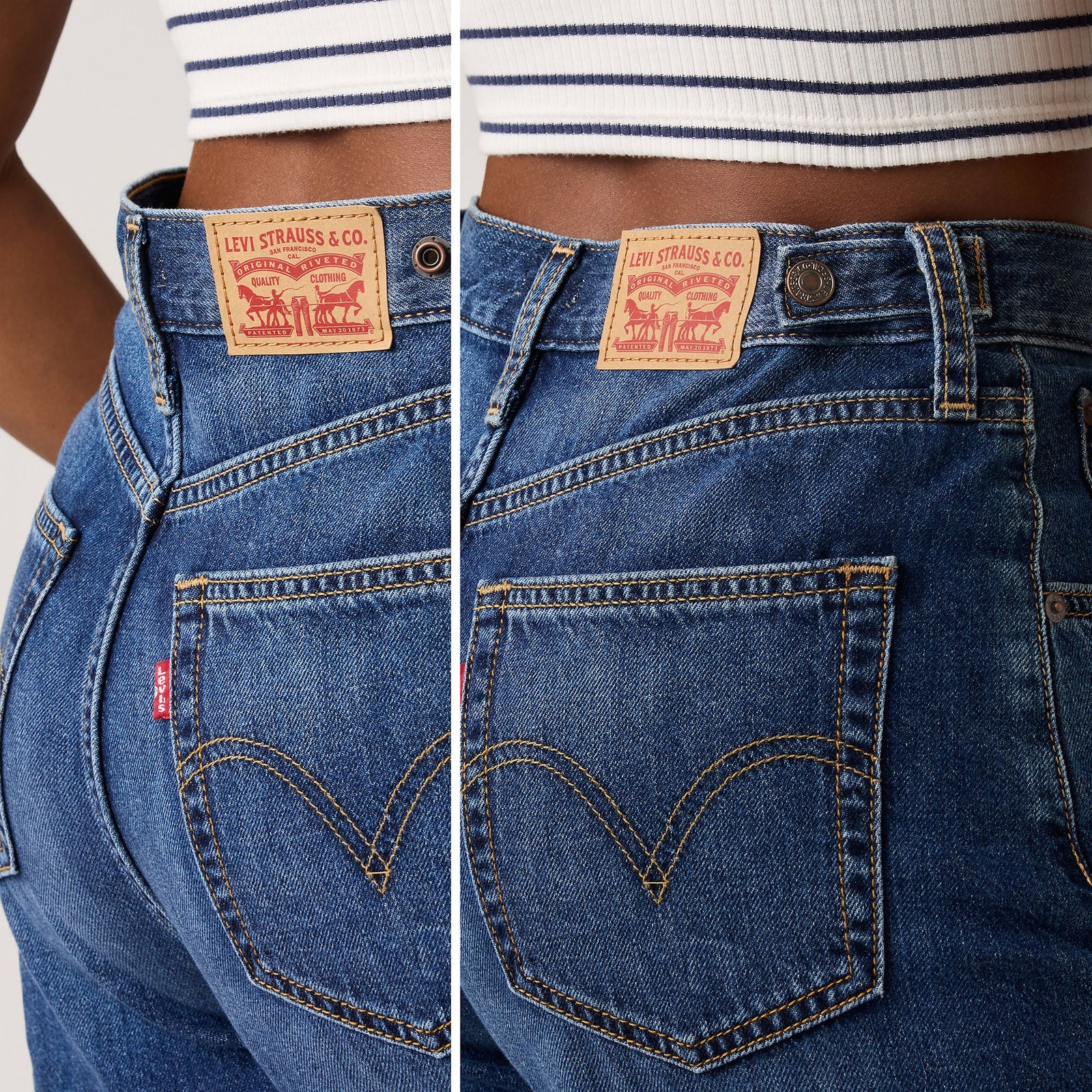 Main 6 - Levi's® Women's Cinch Mid-Thigh Shorts - 003KI0021