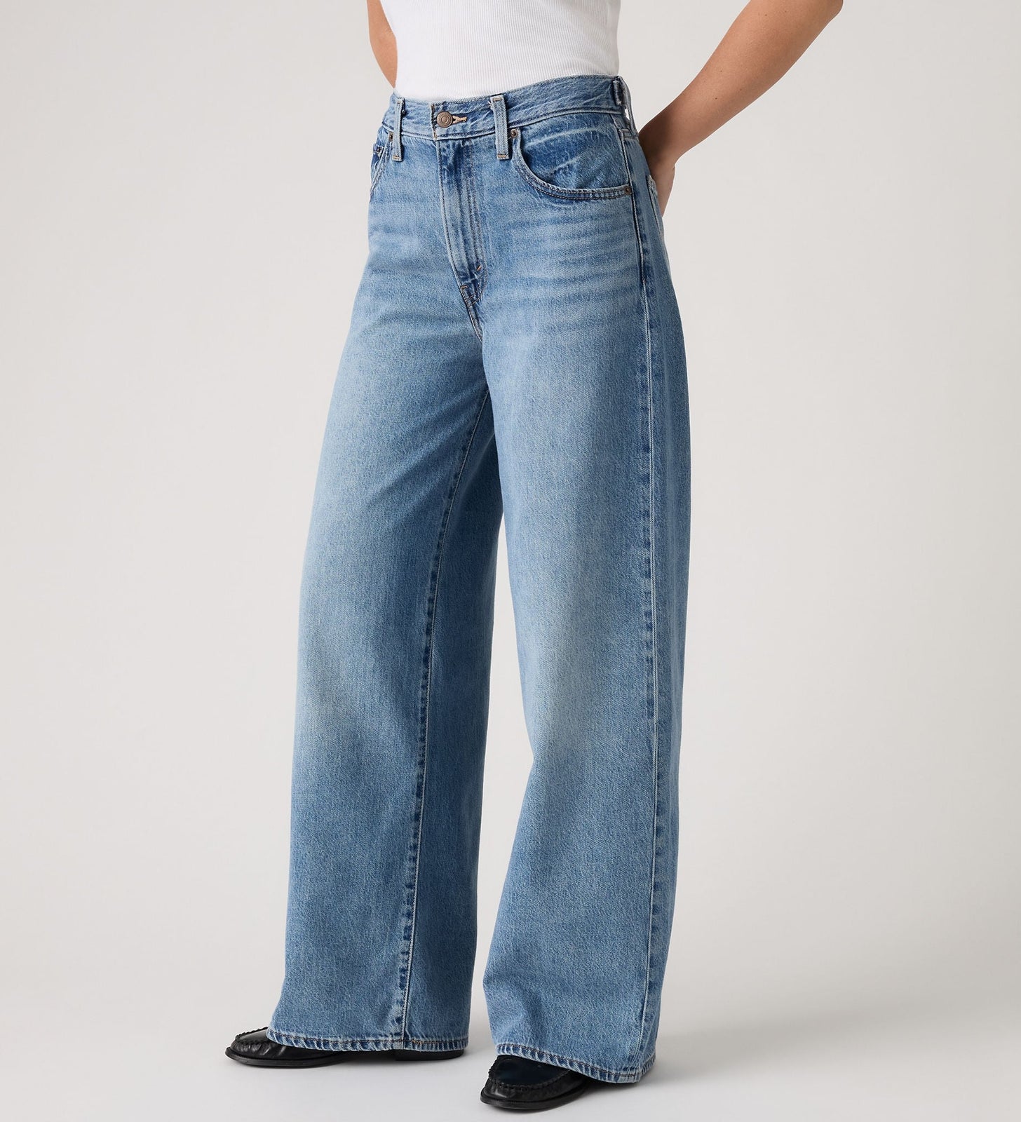 Main 5 - Levi's® Women's Cinch Wide-Leg Jeans - 0073B0002