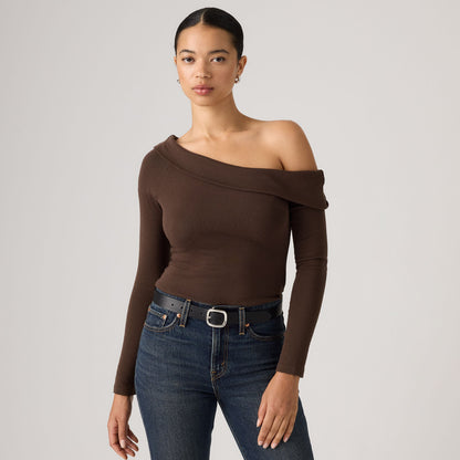 Thumbnail 1 - Levi's® Women's Clara Off-Shoulder Long-Sleeve Top - 008ST0001