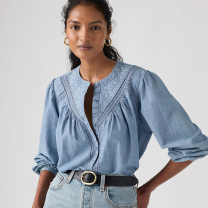 Thumbnail 3 - Levi's® Women's Cleo Long-Sleeve Blouse - 005EI0002
