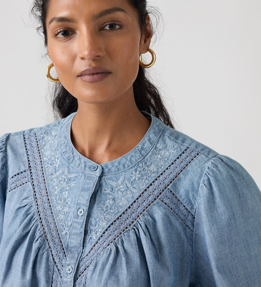 Main 4 - Levi's® Women's Cleo Long-Sleeve Blouse - 005EI0002