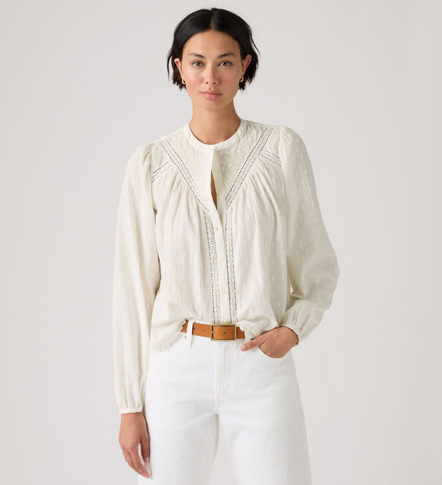 Main 3 - Levi's® Women's Cleo Long-Sleeve Blouse - 005EI0004