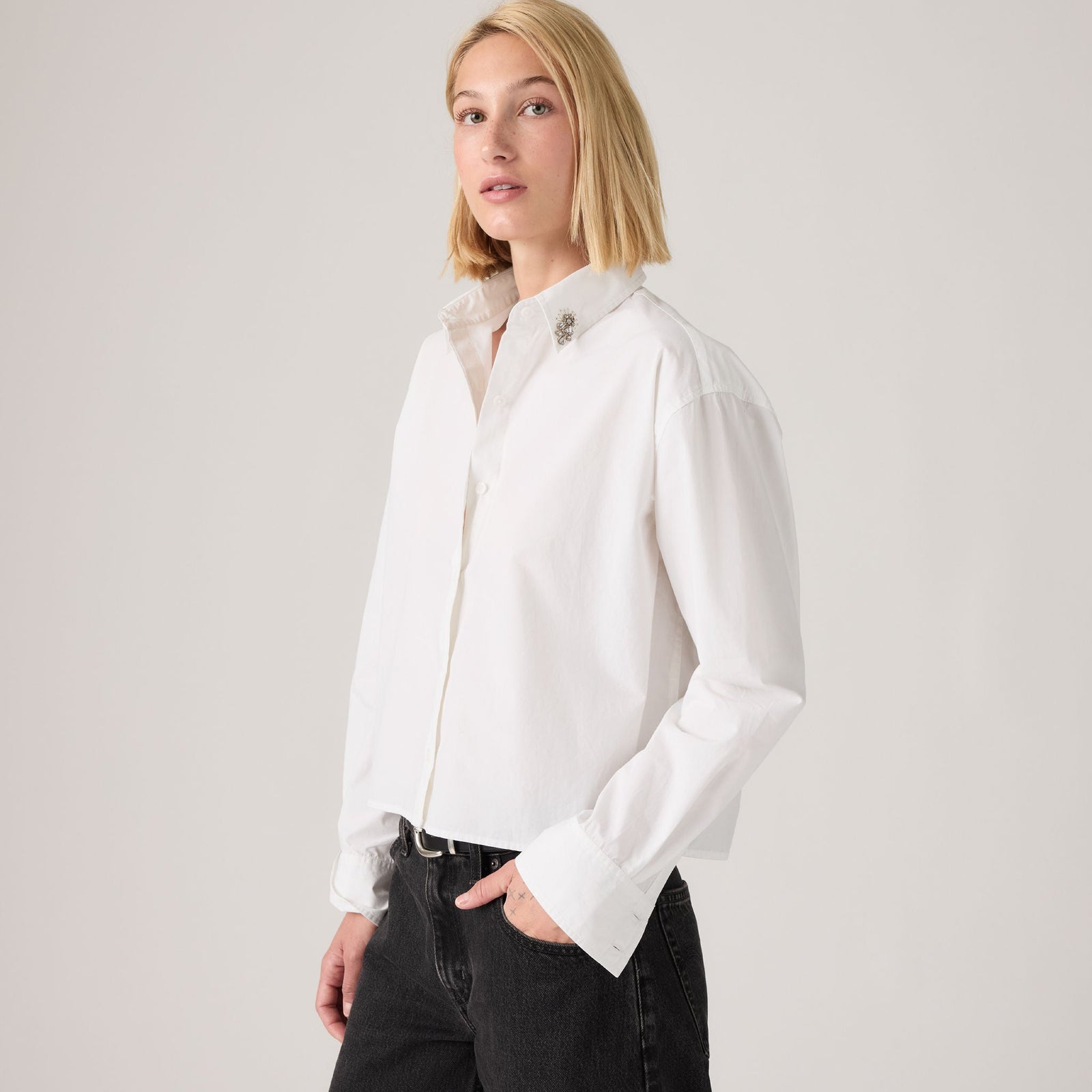 Main 1 - Levi's® Women's Cropped Harlie Shirt - 003P20016