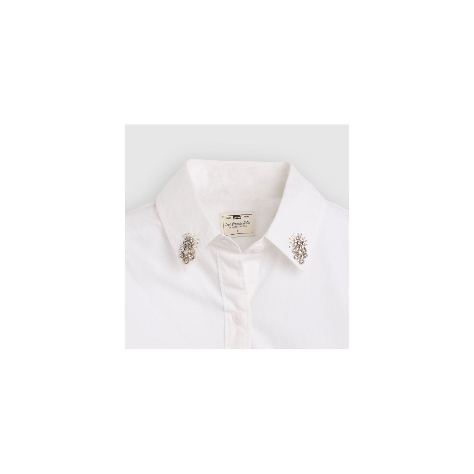 Main 7 - Levi's® Women's Cropped Harlie Shirt - 003P20016