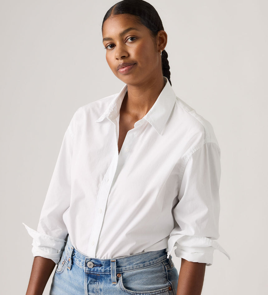 Main 3 - Levi's® Women's Cropped Harlie Shirt - 003P20007