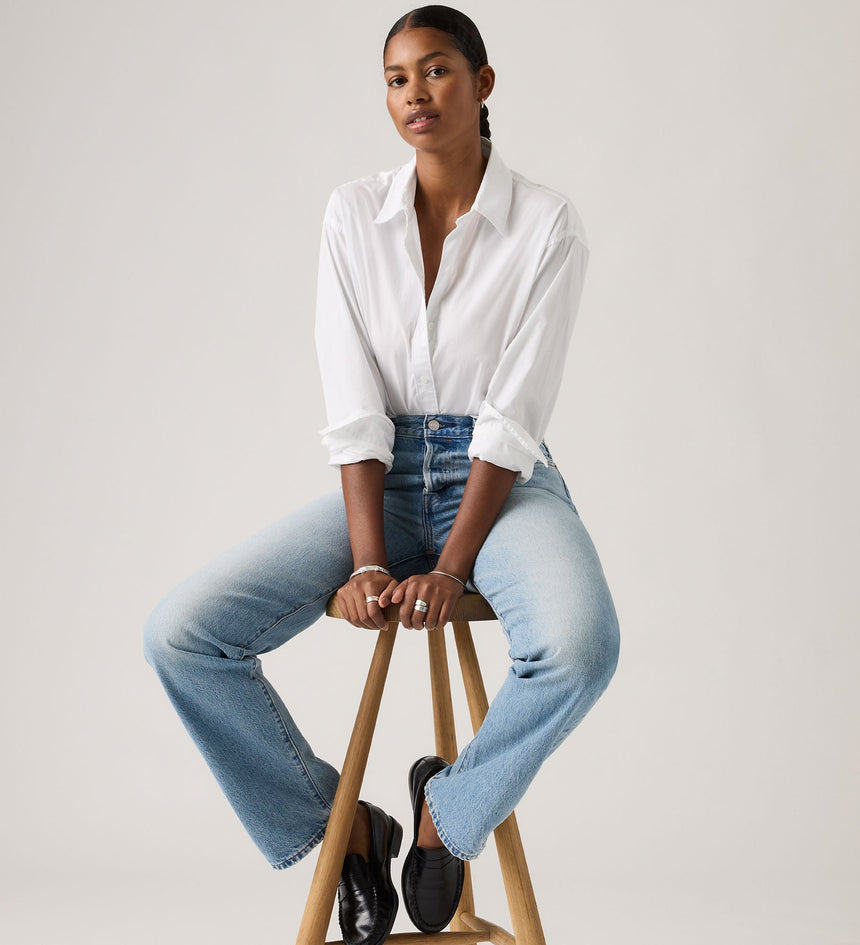 Main 4 - Levi's® Women's Cropped Harlie Shirt - 003P20007