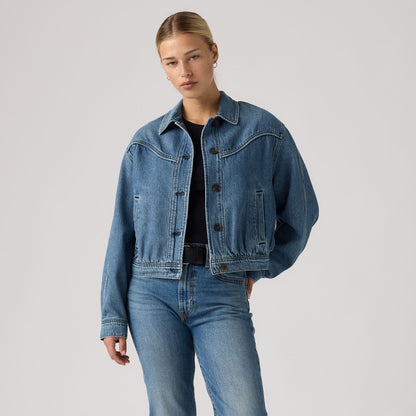 Thumbnail 3 - Levi's® Women's Dani Western Harrington Jacket - 006RM0000