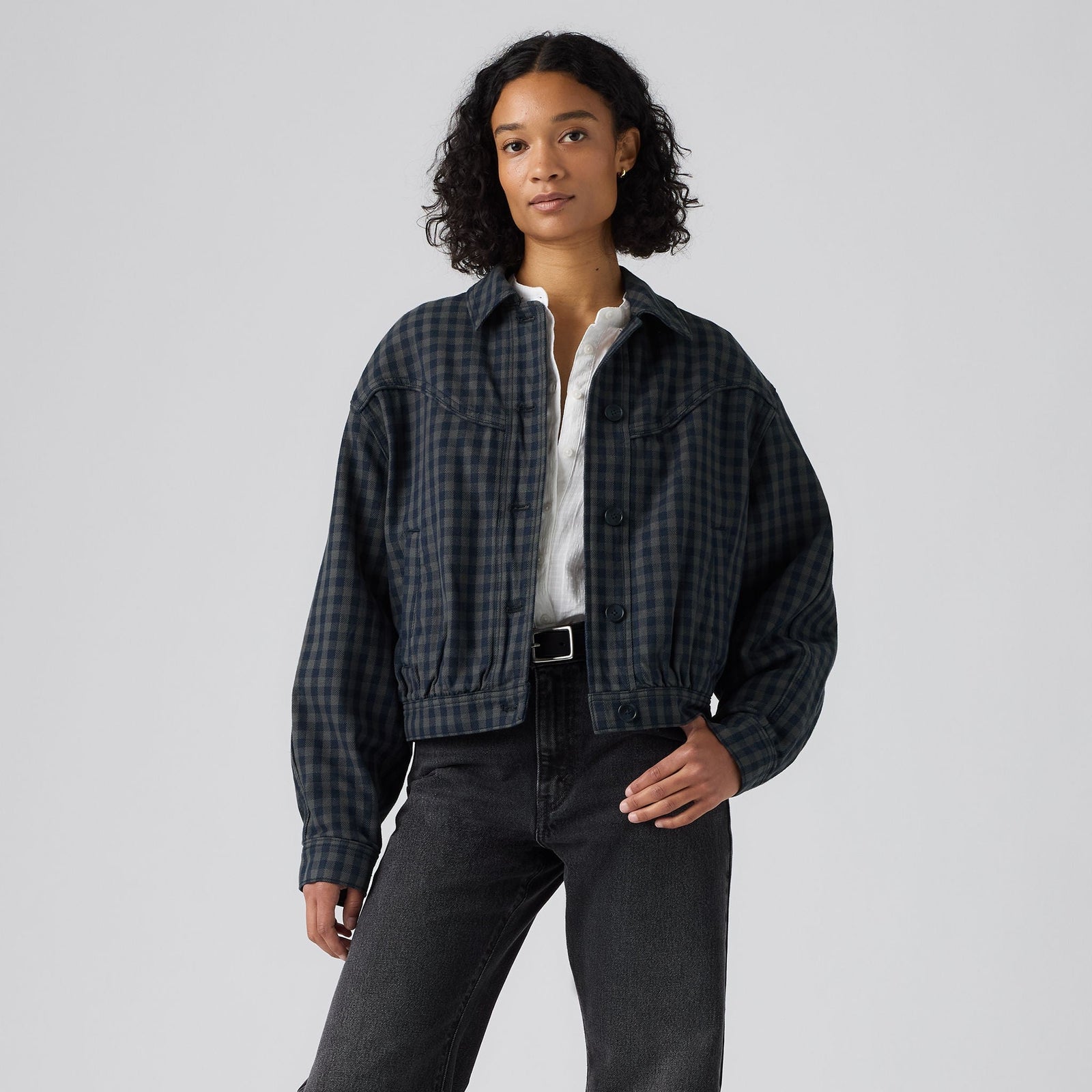Main 3 - Levi's® Women's Dani Western Harrington Jacket - 006RM0002