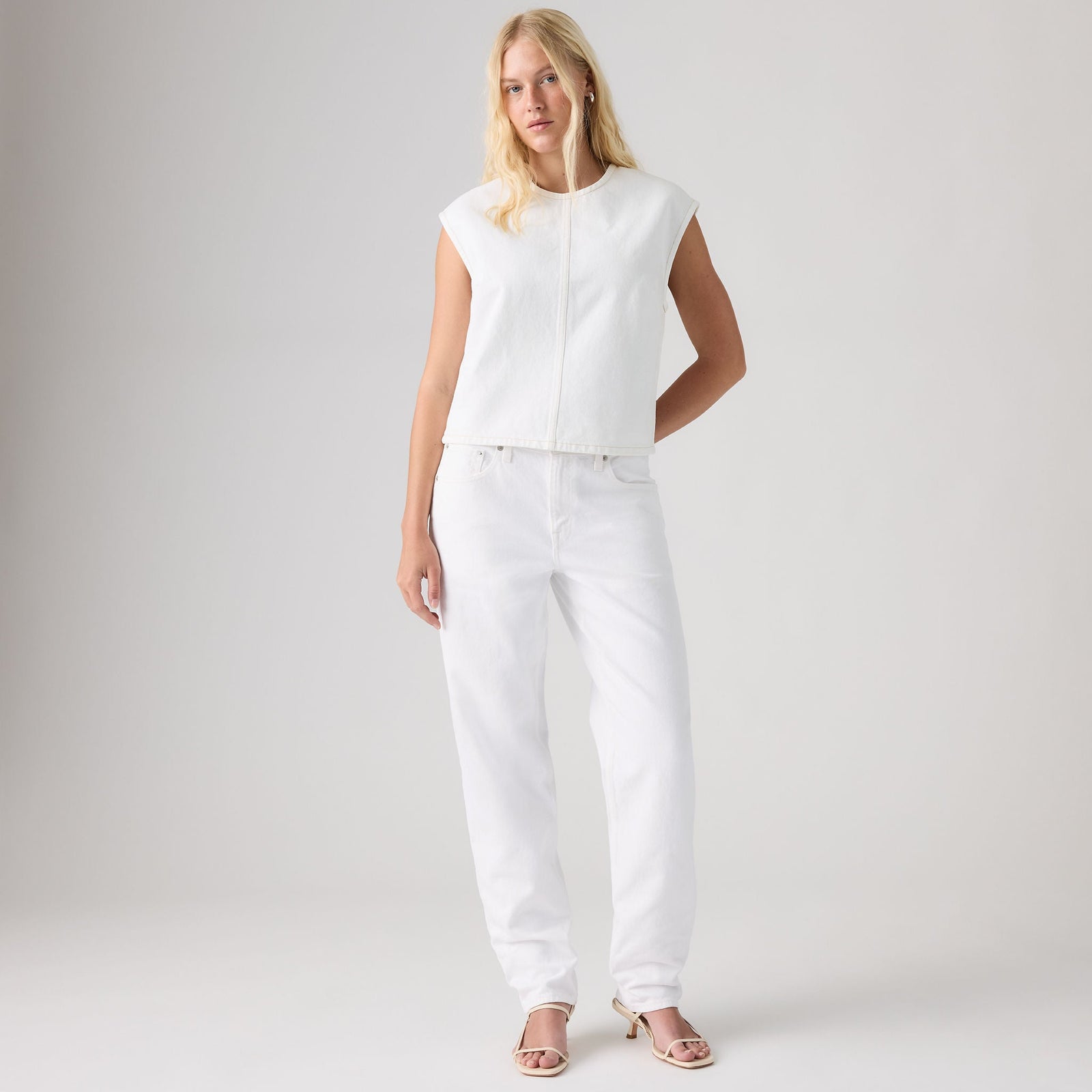 Main 4 - Levi's® Women's Denim Tee - 008AG0002