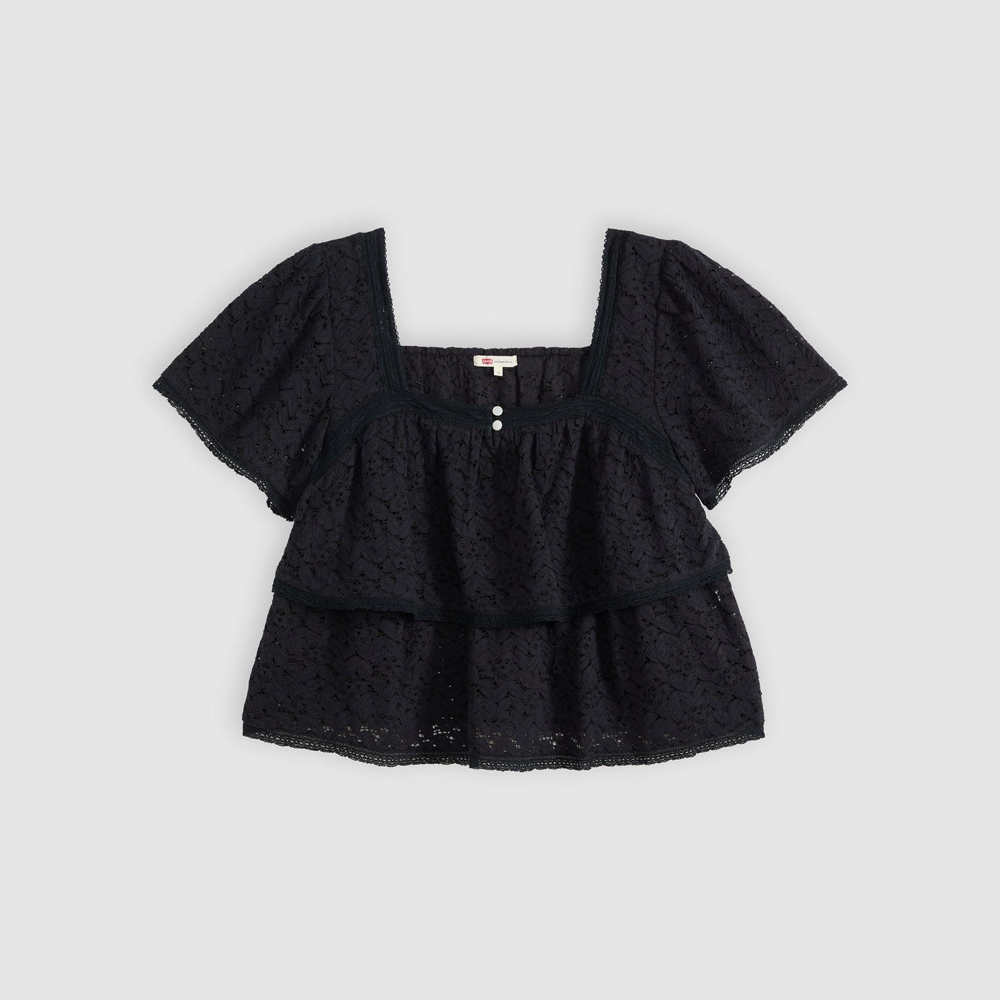 Levi's® Women's Dom Short-Sleeve Lace Blouse