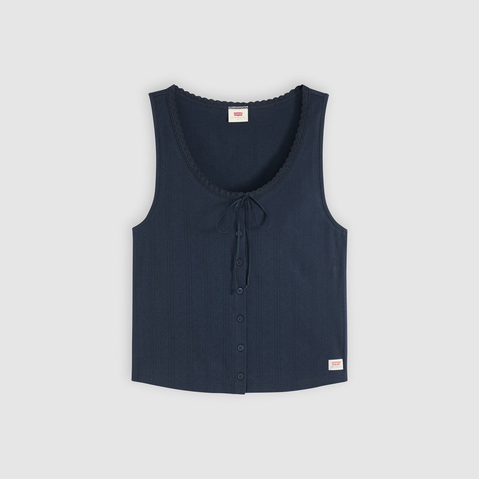 Main 5 - Levi's® Women's Dry Goods Pointelle Lace Tank - 0086L0002