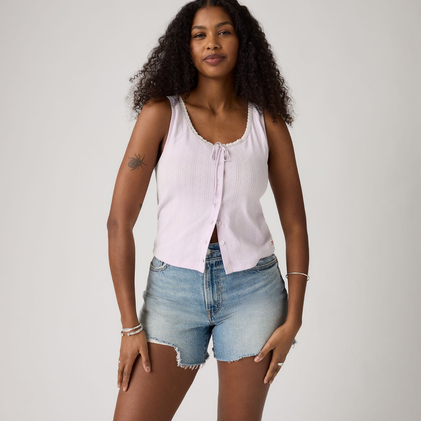 Levi's® Women's Dry Goods Pointelle Lace Tank