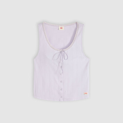Thumbnail 5 - Levi's® Women's Dry Goods Pointelle Lace Tank - 0086L0007