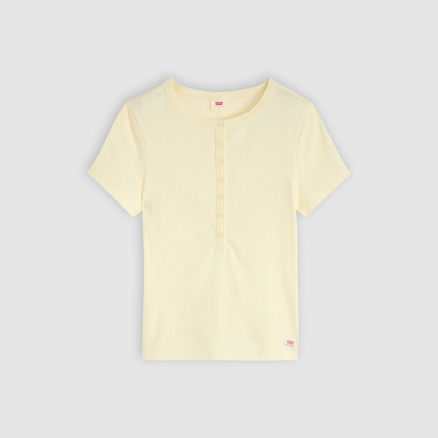 Levi's® Women's Dry Goods Pointelle Short-Sleeve Henley