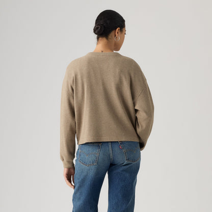 Thumbnail 2 - Levi's® Women's Dry Goods Relaxed Long-Sleeve Henley - 0087F0005