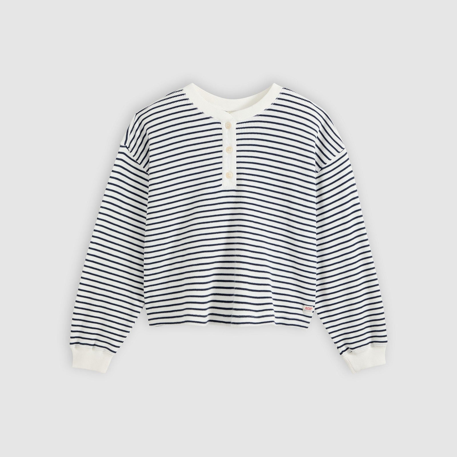 Main 5 - Levi's® Women's Dry Goods Relaxed Long-Sleeve Henley - 0087F0009