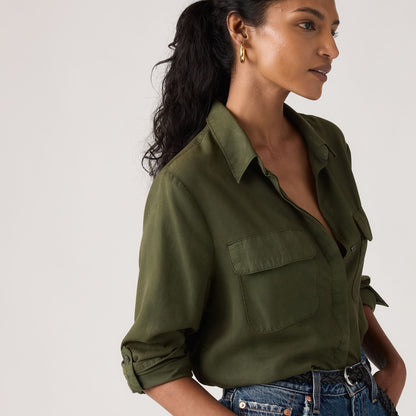 Thumbnail 4 - Levi's® Women's Elaine Utility Shirt - 005NJ0009