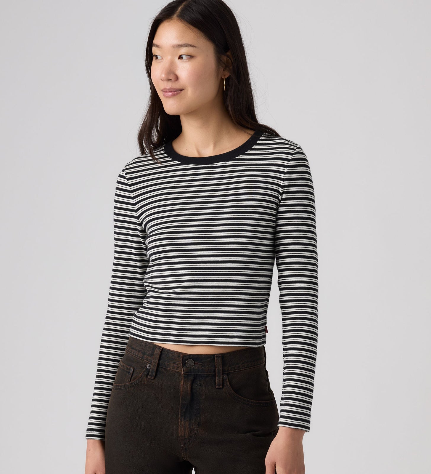Main 1 - Levi's® Women's Essential Baby Long-Sleeve Tee - 008SS0008