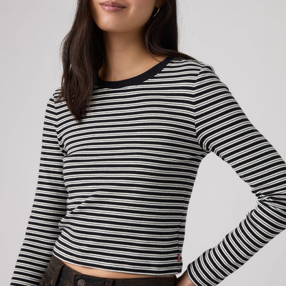 Thumbnail 4 - Levi's® Women's Essential Baby Long-Sleeve Tee - 008SS0008