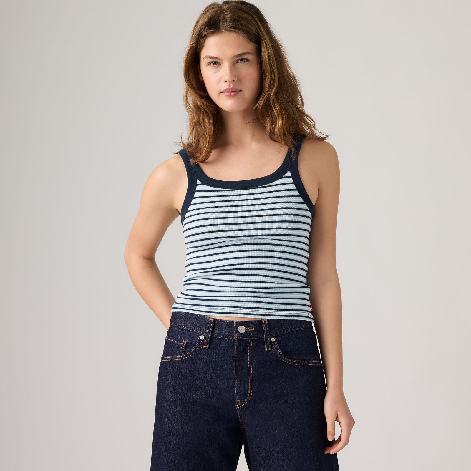 Main 1 - Levi's® Women's Essential Ribbed Tank - 005IN0012