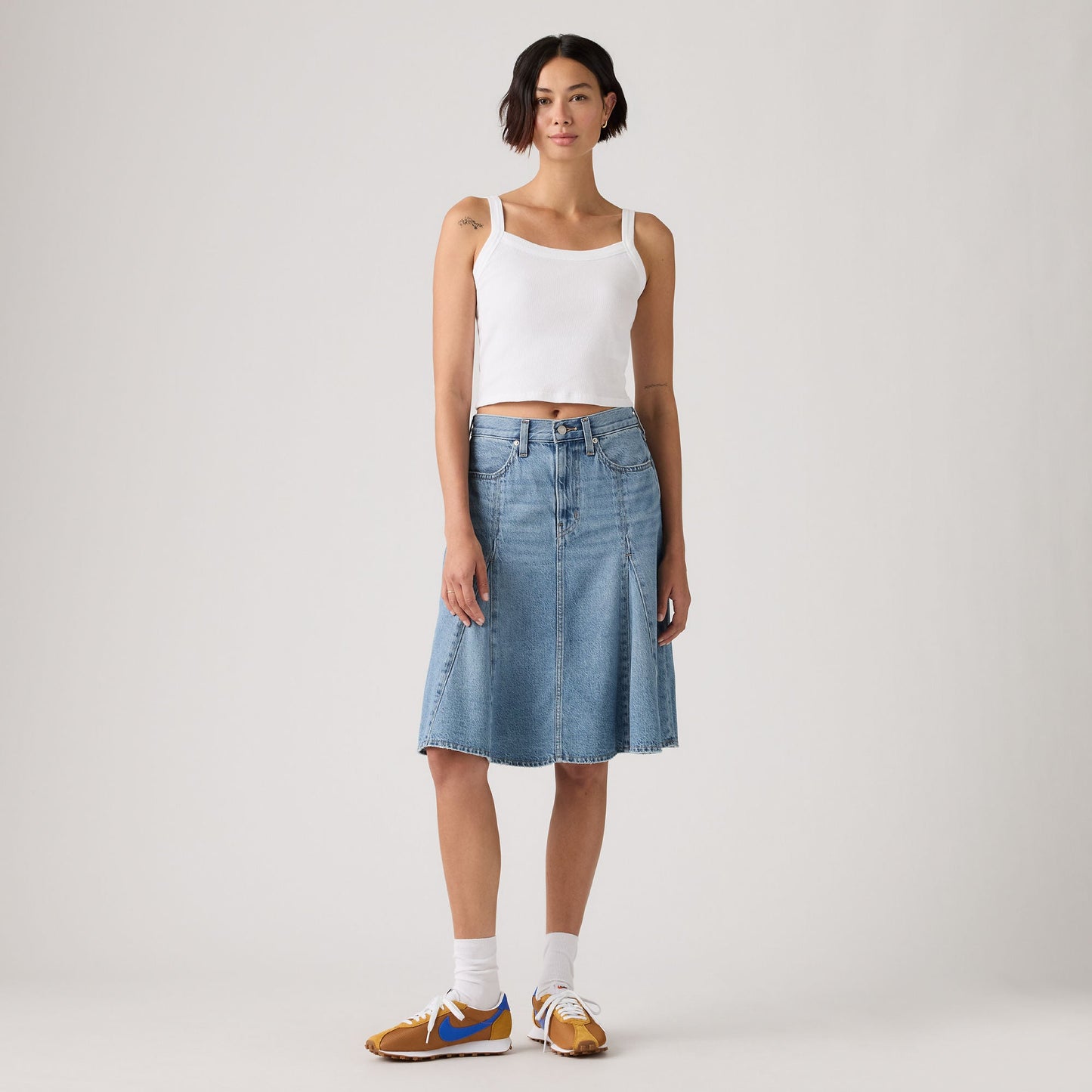 Levi's® Women's Godet Knee-Length Skirt