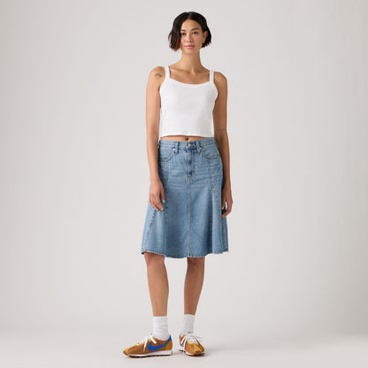 Thumbnail 1 - Levi's® Women's Godet Knee-Length Skirt - 005N80002