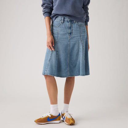 Thumbnail 5 - Levi's® Women's Godet Knee-Length Skirt - 005N80002