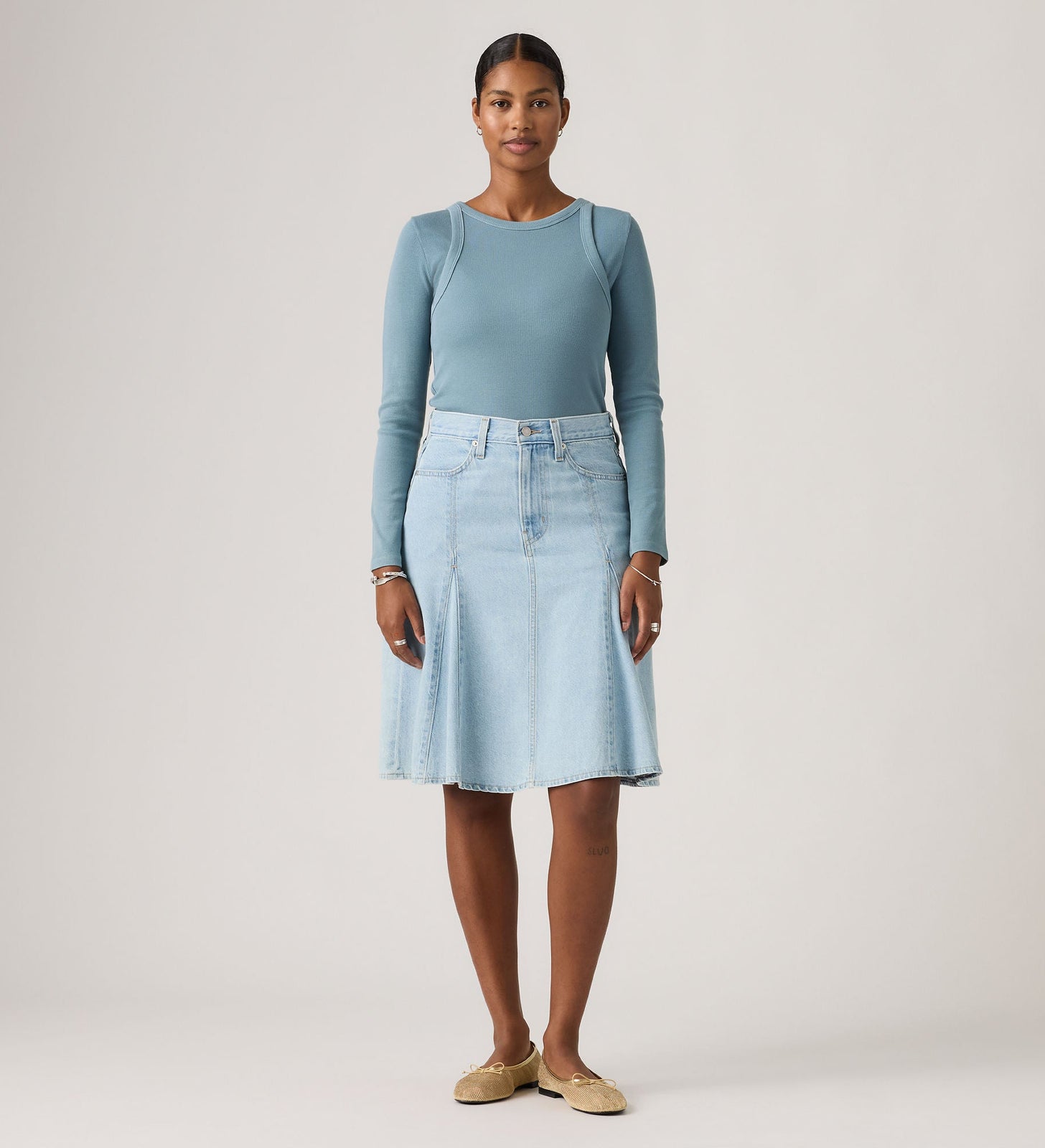 Levi's® Women's Godet Knee-Length Skirt