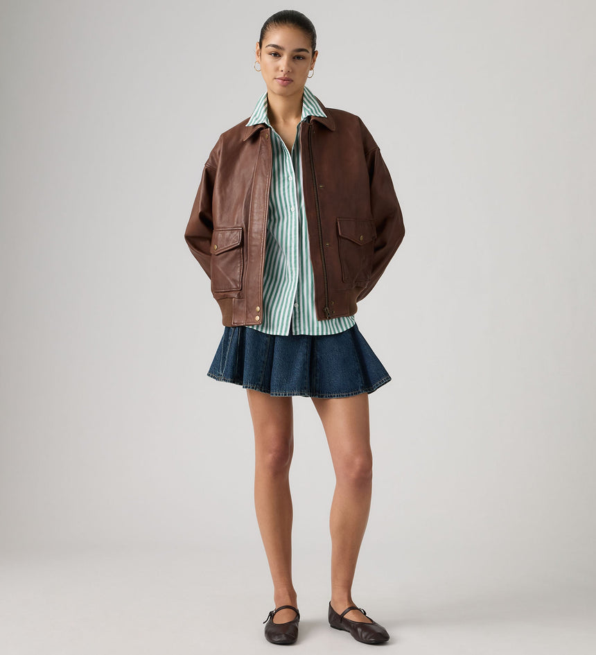 Main 4 - Levi's® Women's Godet Mini Skirt - 005DV0003