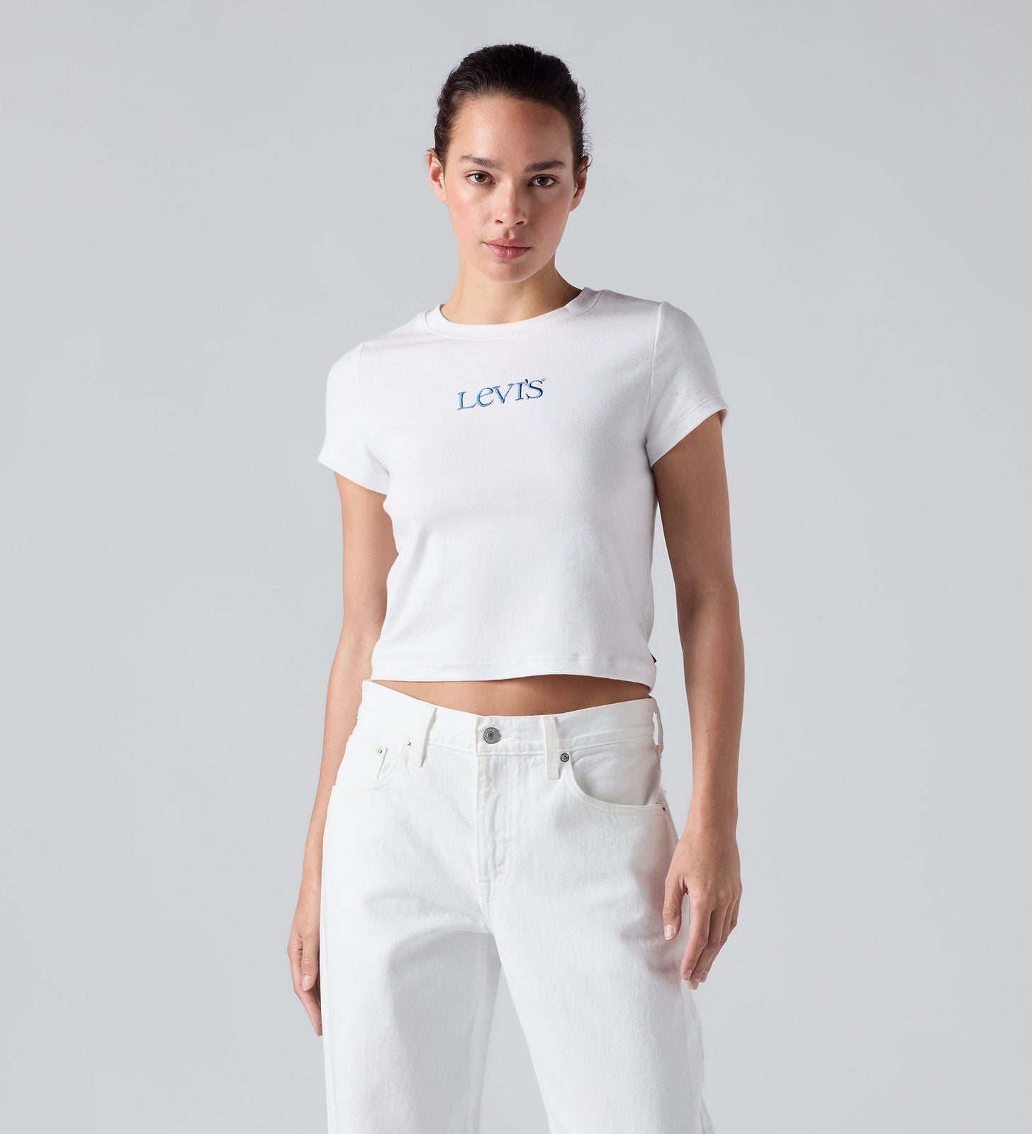 Main 3 - Levi's® Women's Graphic Essential Baby Tee - 008CH0000