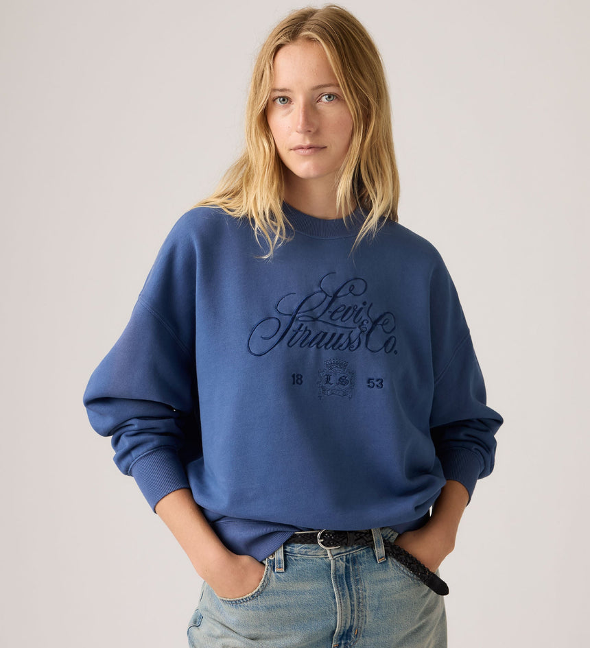 Main 3 - Levi's® Women's Graphic Vintage Oversized Crew Sweatshirt - 005GT0011