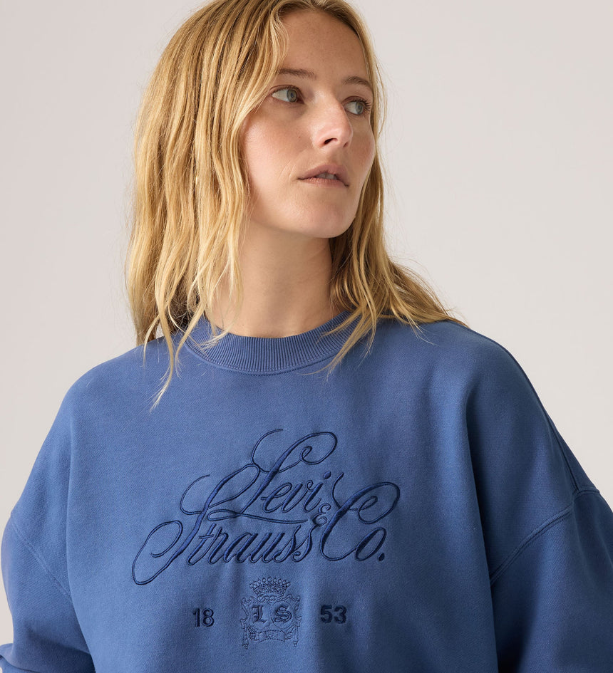 Main 4 - Levi's® Women's Graphic Vintage Oversized Crew Sweatshirt - 005GT0011